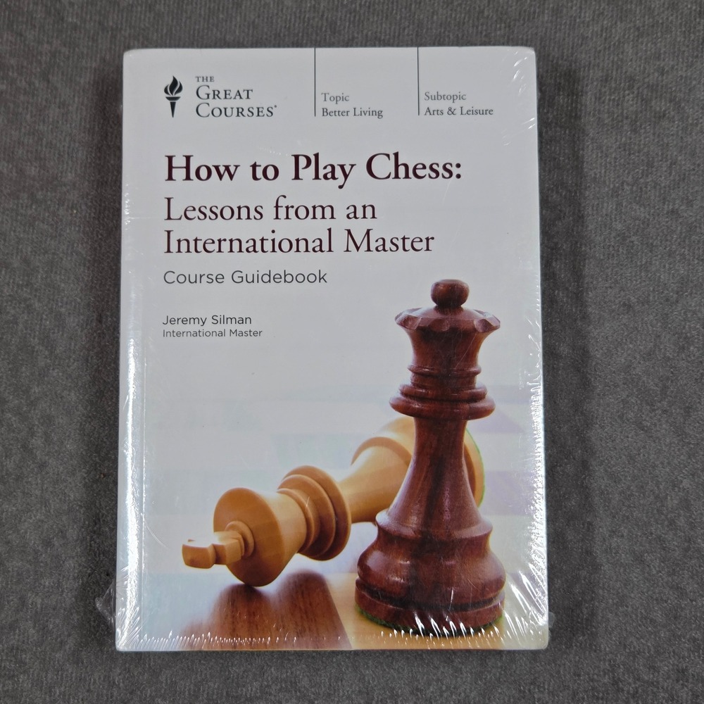 The Great Courses How to Play Chess Lessons DVD Guidebook Jeremy Silman New